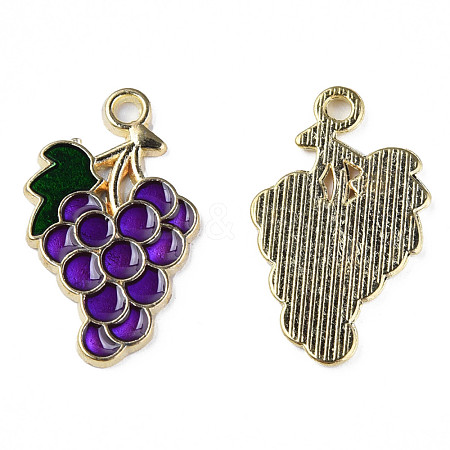 Alloy Enamel Pendants ENAM-N059-02-1