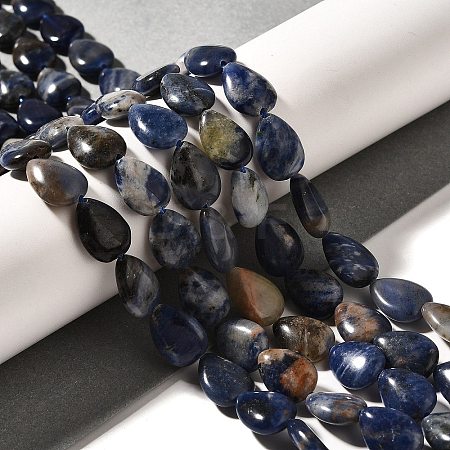 Natural Sodalite Beads Strands G-I377-A09-1