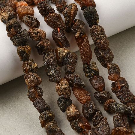 Raw Rough Natural Amber Beads Strands GG-CBAC13F-D01-03-1