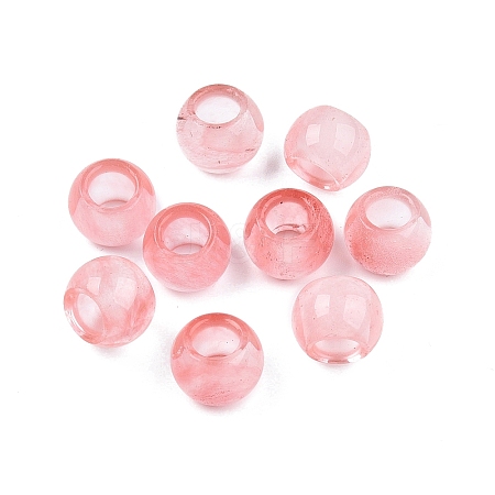 Cherry Quartz Glass Beads G-T092-10mm-16-1