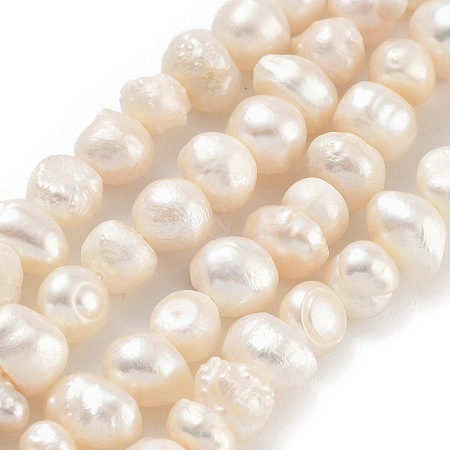 Natural Cultured Freshwater Pearl Beads Strands PEAR-C003-01A-1