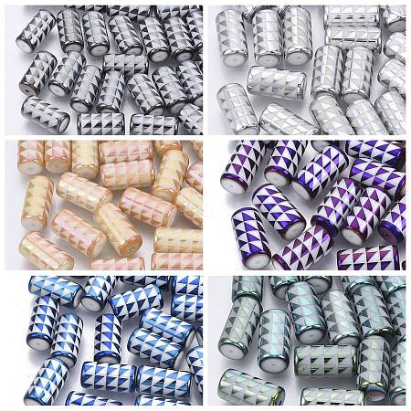 Electroplate Glass Beads EGLA-N003-05-M-1