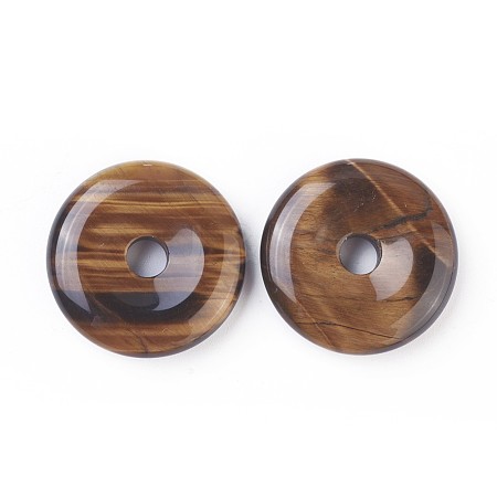 Natural Tiger Eye Pendants G-F639-04C-1