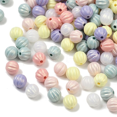 UV Plating Opaque Acrylic Beads OACR-B031-32-1