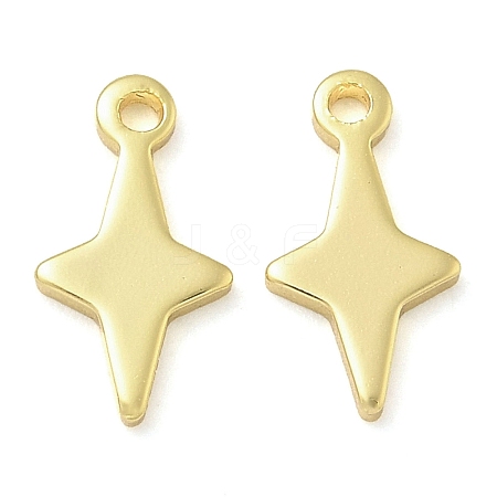 Brass Charms KK-C083-08G-1