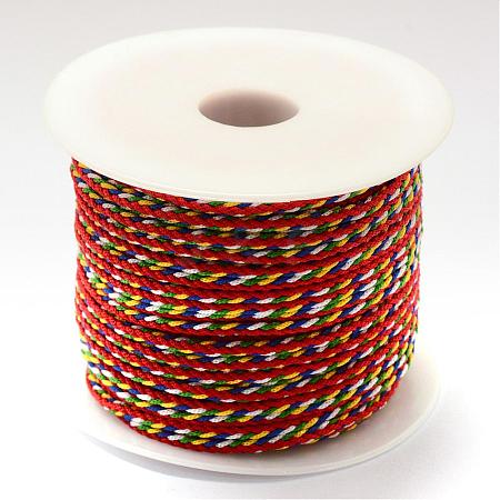 Decorative Braided Nylon Cord NWIR-R028-3.0mm-01-1