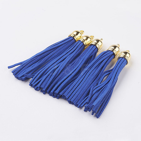 Faux Suede Tassel Pendant Decorations FIND-T003-A40-1