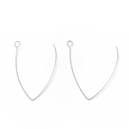 Tarnish Resistant Ion Plating(IP) 316 Stainless Steel Earrings Finding STAS-B025-02P-1