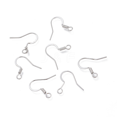 Brass Earring Hooks KK-H102-01P-1