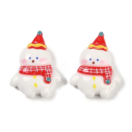 Christmas Opaque Resin Decoden Cabochons CRES-M036-12D-1