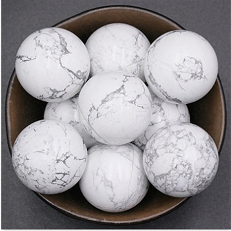 Natural Howlite Crystal Ball PW-WG13838-07-1