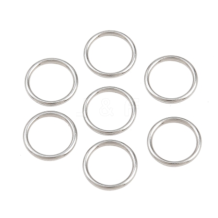 304 Stainless Steel Closed Jump Rings STAS-G393-06P-18-1