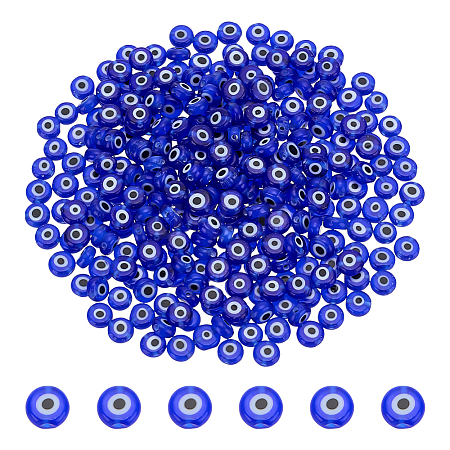 Handmade Evil Eye Lampwork Beads LAMP-ME0001-16A-1