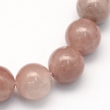 Natural Purple Aventurine Round Beads Strands G-S149-1