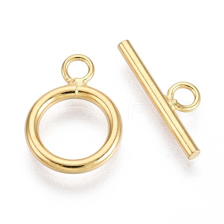 925 Sterling Silver Toggle Clasps STER-T008-51G-1