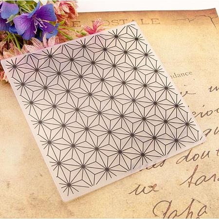 Plastic Fondant Stencil DIY-WH0221-04F-1