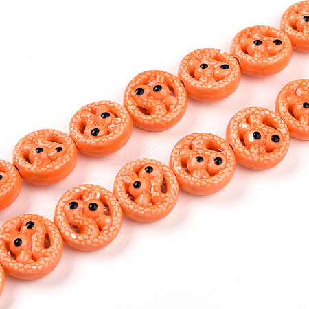 Handmade Porcelain Bead Strands PORC-N011-01D-1
