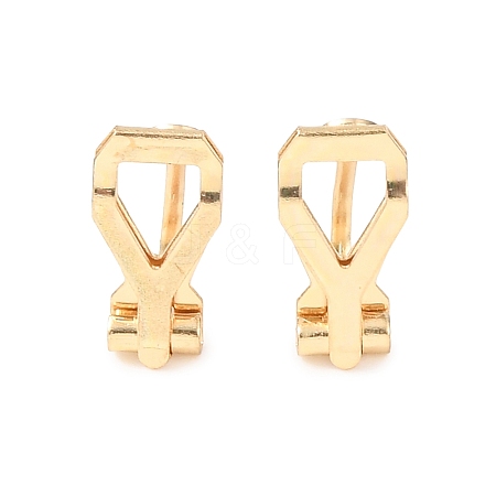 316 Surgical Stainless Steel Clip-on Earring Findings STAS-P397-02G-1
