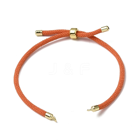 3MM Adjustable Round Nylon Braided Cord Bracelet Making FB-CBAA152-04G-28-1
