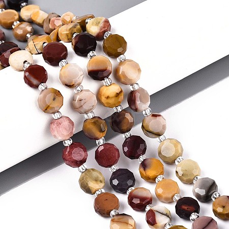 Natural Mookaite Beads Strands G-B153-B19-1