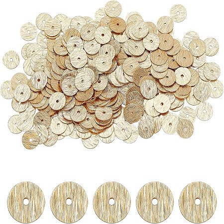 SUPERFINDINGS 300Pcs Brass Spacer Beads KK-FH0003-45-1