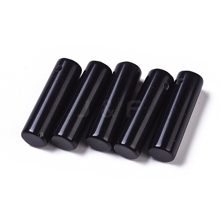 Natural Black Obsidian Pendants G-K297-A05-1