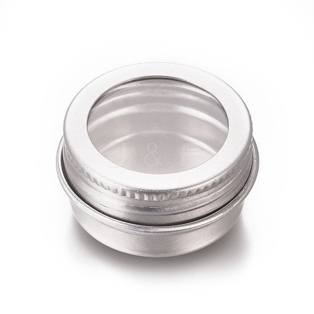 Round Aluminium Tin Cans CON-WH0068-66-1