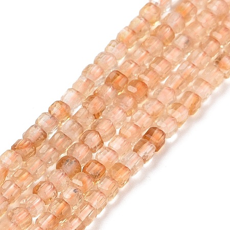 Natural Citrine Beads Strands G-C009-B23-1