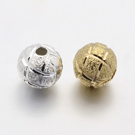 Round Brass Beads KK-N0061-03-6mm-1
