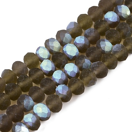 Transparent Glass Beads Strands EGLA-A044-T8mm-MB16-1