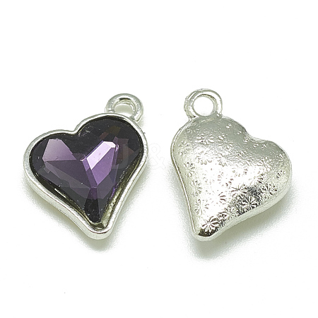 Alloy Glass Pendants PALLOY-T040-12mm-16-1