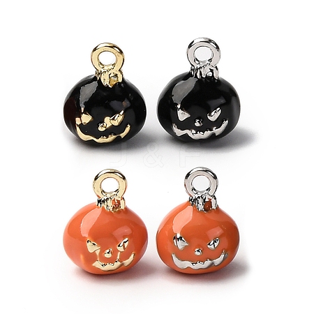 Halloween Alloy Enamel Charms LS-ENAM-D307-01B-1