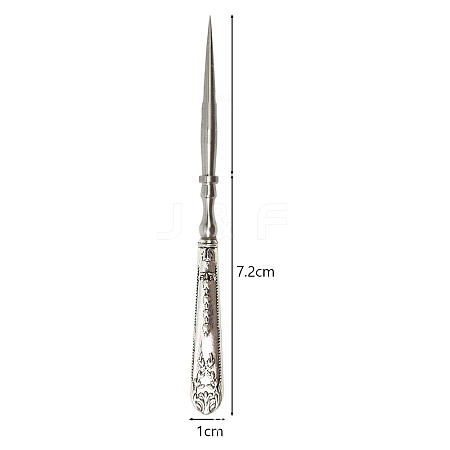Zinc Alloy Awl Pricker Sewing Tool PW-WG27788-02-1
