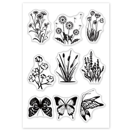PVC Plastic Stamps DIY-WH0167-56D-1