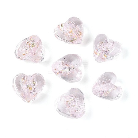 Handmade Foil Glass Beads FOIL-N029-09B-1