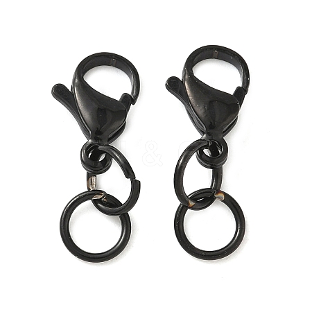304 Stainless Steel Lobster Claw Clasps STAS-K313-01E-EB-1
