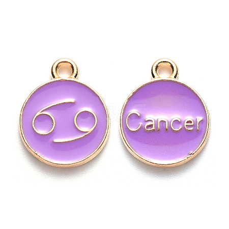 Alloy Enamel Pendants LS-ENAM-S124-01A-01D-1