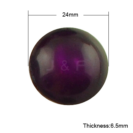 Resin Cabochons CRES-R062-24mm-30-1