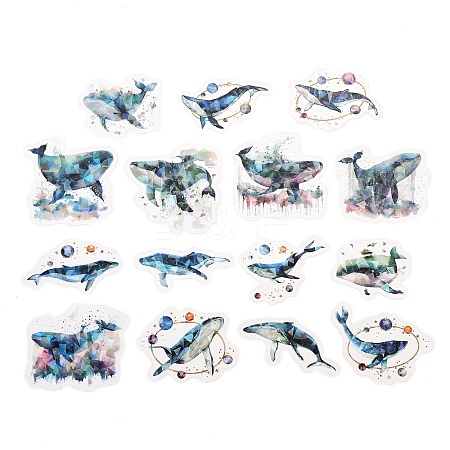 Waterproof PET Stickers Set DIY-Z035-02A-1