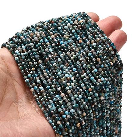 Natural Apatite Beads Strands G-RM2025-36-3mm-1