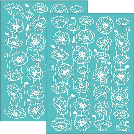 Self-Adhesive Silk Screen Printing Stencil DIY-WH0337-005-1