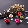 Snowflake Deco Mesh Ribbons OCOR-P010-G15-5