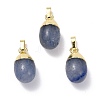 Natural Blue Aventurine Pendants G-F712-03F-G-1