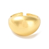 Plain Brass Open Cuff Ring RJEW-E292-10G-2