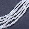 Electroplate Glass Beads Strands X-EGLA-A034-J8mm-B07-1