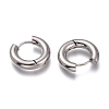 201 Stainless Steel Huggie Hoop Earrings EJEW-O095-05-25-2