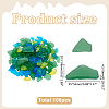100Pcs Nuggets Frosted Glass Display Decoration DJEW-WR0001-17-2