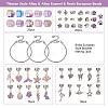 European Beads Dangle Charms Bracelets DIY Making Kit DIY-YW0004-31-2