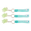 3Pcs PVC Tortoise Pendant Keychains KEYC-TADJ0001-02C-2