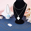 4 Styles Iron Ball Chains for Price Tag Chains FIND-TA0006-11-8